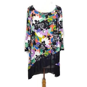 Cable & Gauge Multicolor Floral Tunic